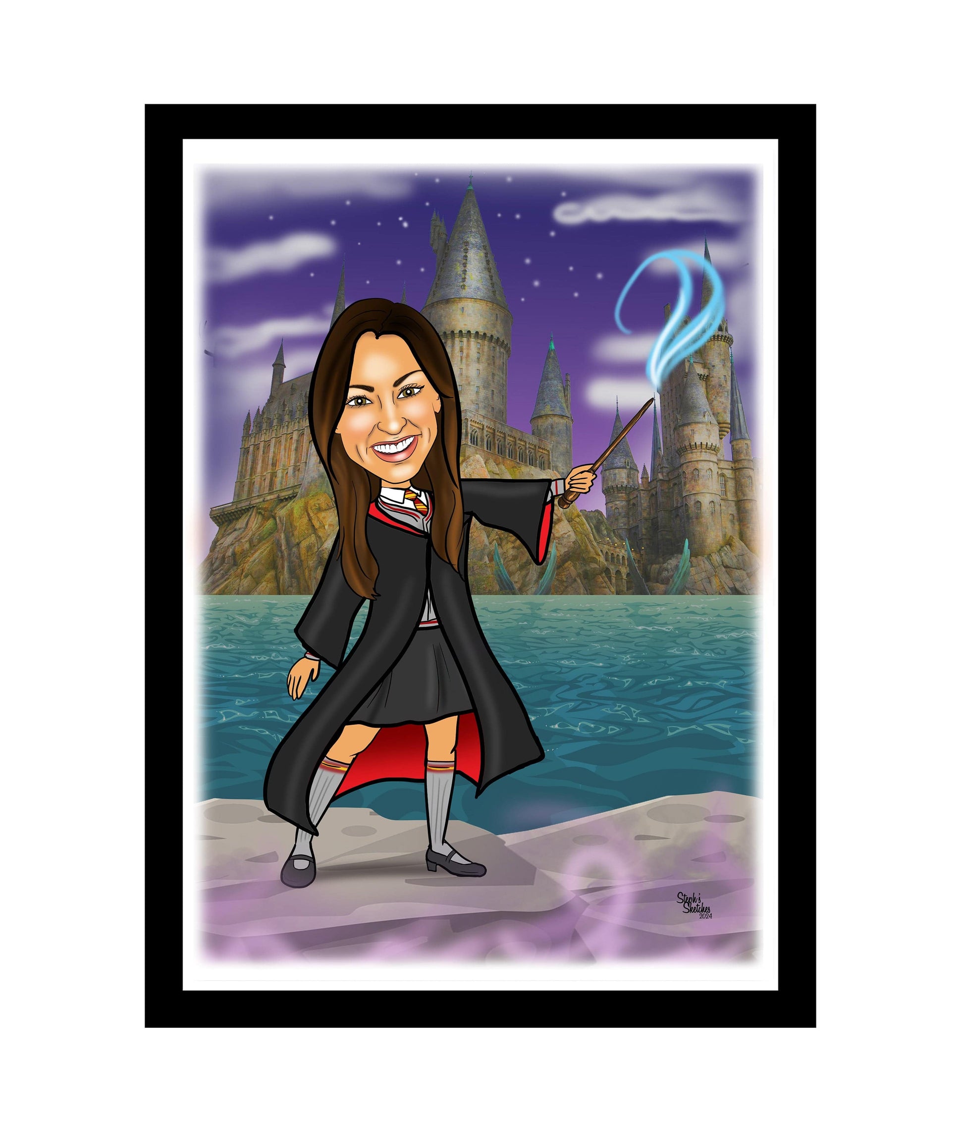 Harry Potter Hermione caricature gift