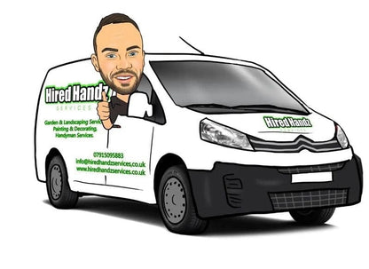 Custom Van Caricature