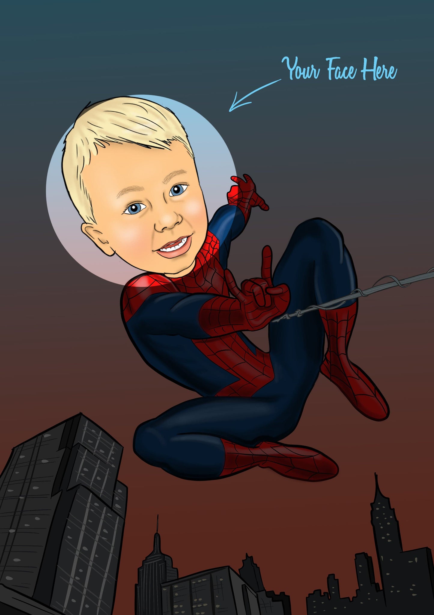 Spiderman Caricature