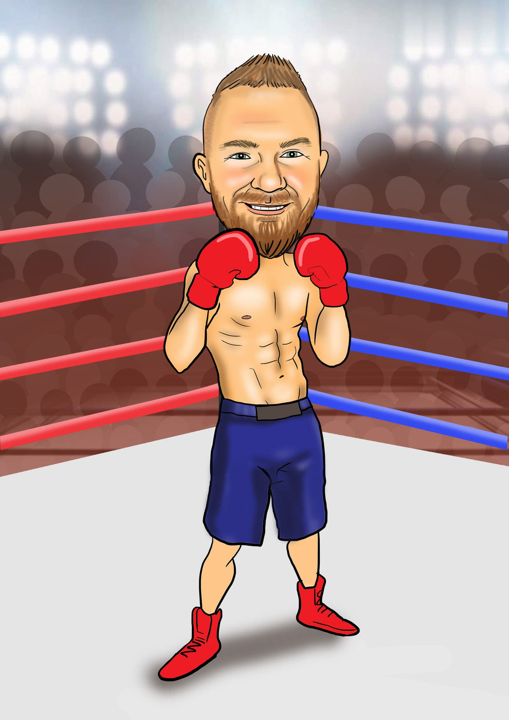 Boxing Caricature Photo | Boxing Caricature | Steph's Sketches