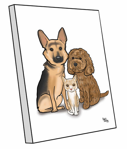 Pet Dog Caricature | Pet Caricature | Steph's Sketches