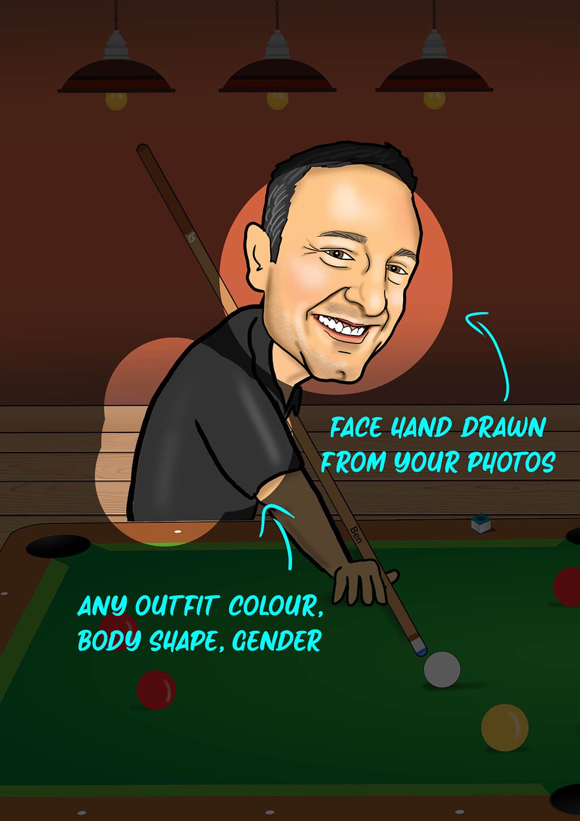 Snooker Pool Player