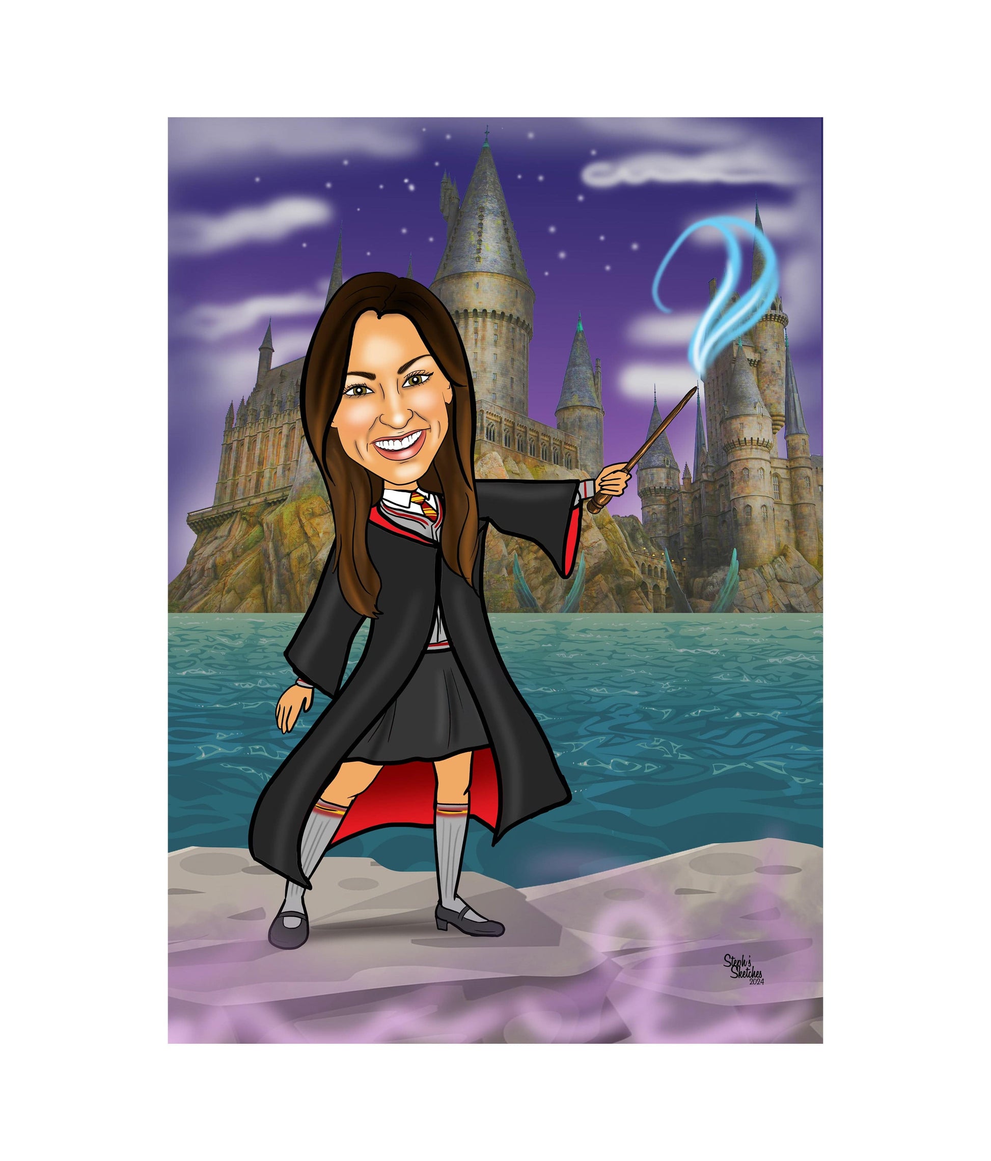 Harry Potter Hermione caricature gift